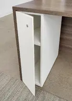 Modern Reception Desk with Storage