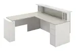 L Shaped Reception Desk