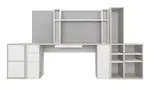 Rectangular Desk with Storage