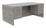 Double Suspended Pedestal Desk