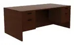 Double Suspended Pedestal Desk
