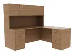 L-Shaped Desk with Hutch