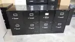 HON Black 2 Drawer FIling Cabinets
