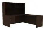 U-Shaped Desk with Hutch