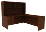 U-Shaped Desk with Hutch