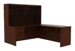 U-Shaped Desk with Hutch