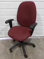 Maroon Rolling Office Chair