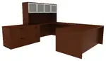 U Shaped Desk with Storage