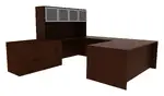 U Shaped Desk with Storage