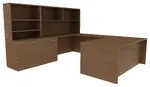 U-Shaped Desk with Storage