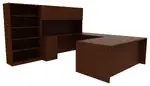 Desk with Bookcase