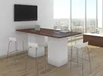 Modern Standing Height Conference Table