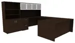 Desk with Shelves and Drawers