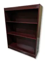 Mahogany Laminate Bookshelf â€“ 36 Inch Wide