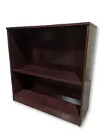 Small Mahogany Laminate Bookshelf â€“ 36 Inch Wide