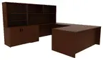 U Shape Desk with Storage