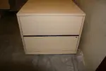 HON Light Wood Lateral File Cabinet