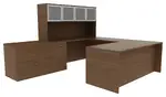 U Shaped Desk with Storage