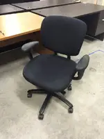 Rolling Black Basic Office Chair