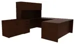 U-Shaped Desk with Hutch