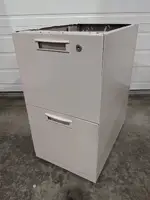 Beige File/File Pedestal Drawers without Top