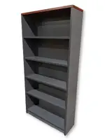 Gray Laminate Bookshelf â€“ 36 Inch Wide