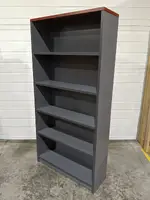 Gray Laminate Bookshelf â€“ 36 Inch Wide
