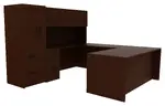 U Shaped Desk with Storage