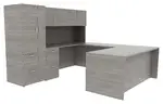 U Shaped Desk with Storage