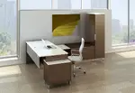 L Shaped Desk with Storage