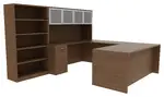 Desk and Bookcase Set