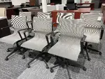 Silver Mesh Conference Room Chairs