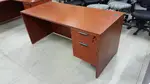 Cherry 65x30 Desk with Locking Drawers