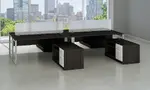 4 Person Workstation with Storage