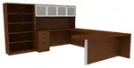 Bookcase Desk Combo