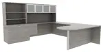 U Shape Desk with Storage