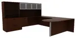 U Shape Desk with Storage