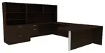 Desk with Shelves and Drawers