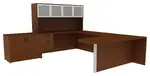 U Shaped Desk with Storage