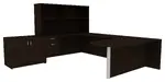 U Shaped Desk with Storage