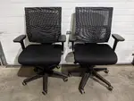 Black Mesh Back Rolling Office Chair with Black Base