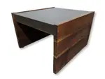 Dark Walnut Laminate End Table â€“ 22.75x24