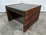 Dark Walnut Laminate End Table â€“ 22.75x24