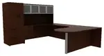 U Shaped Desk with Storage