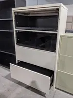 Putty Metal 4 Drawer Lateral Filing Cabinet â€“ 36 Inch Wide