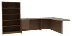 L Desk with Drawers