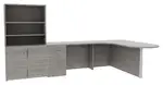 L Shape Peninsula Desk