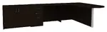 L Shape Peninsula Desk with Storage