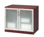 Storage Cabinet with Glass Doors