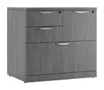 4 Drawer Combo Lateral Filing Cabinet